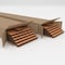 Ekena Millwork 48H x 1/4T Adjustable Wood Slat Wall Panel Kit w/ 1W Slats, Cherry contains 42 Slats SWW84X48X0250CH - alternate 4